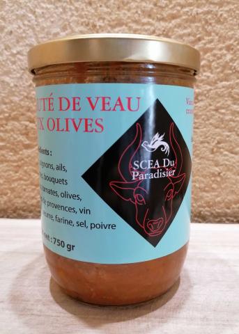 Sauté de veau bocal verre